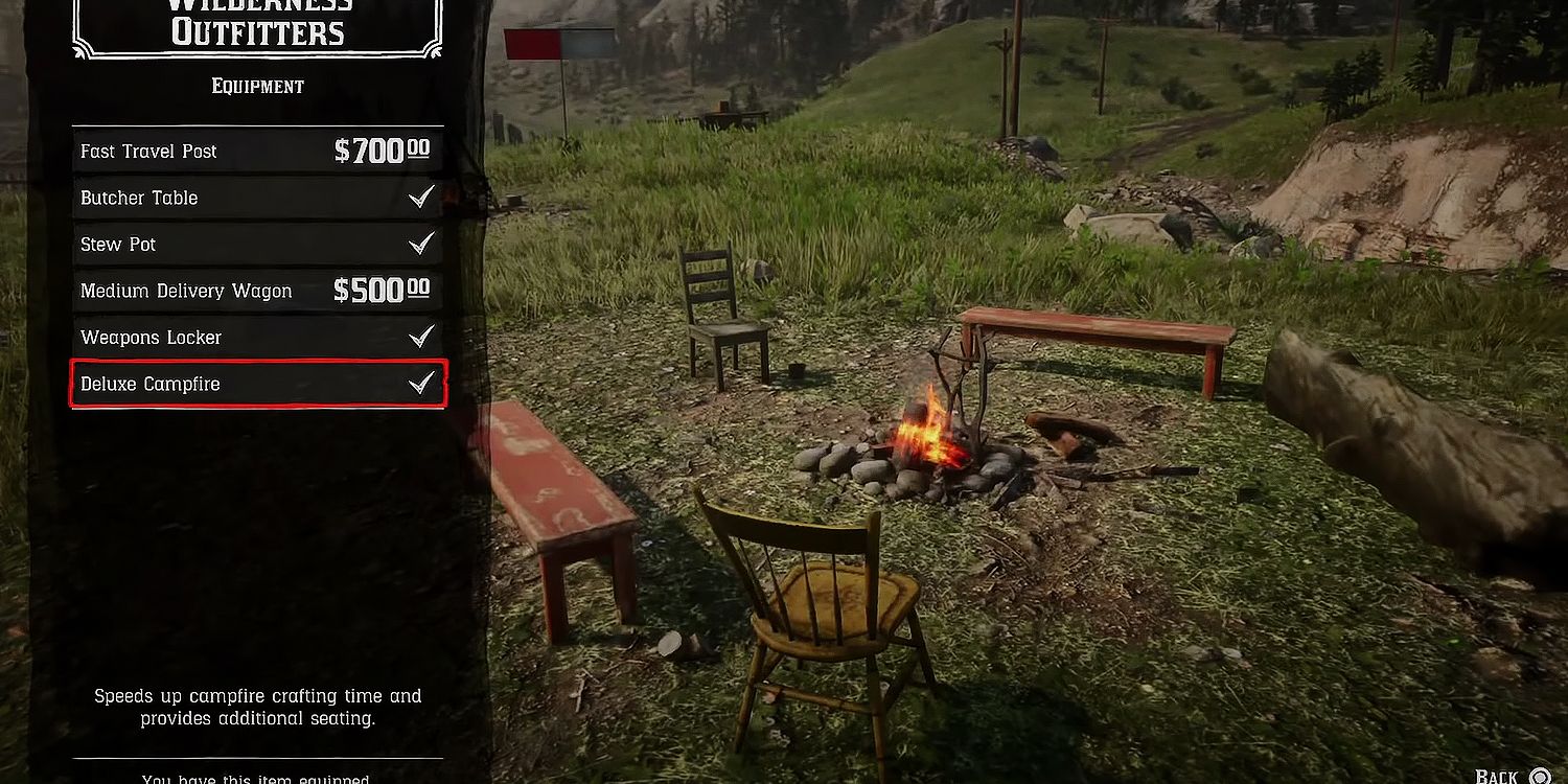The Deluxe Campfire Red Dead Online