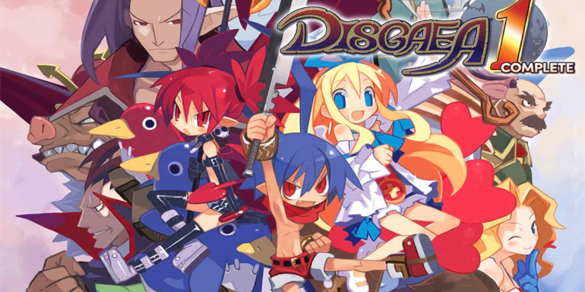 A close-up of the Disgaea 1 Cover