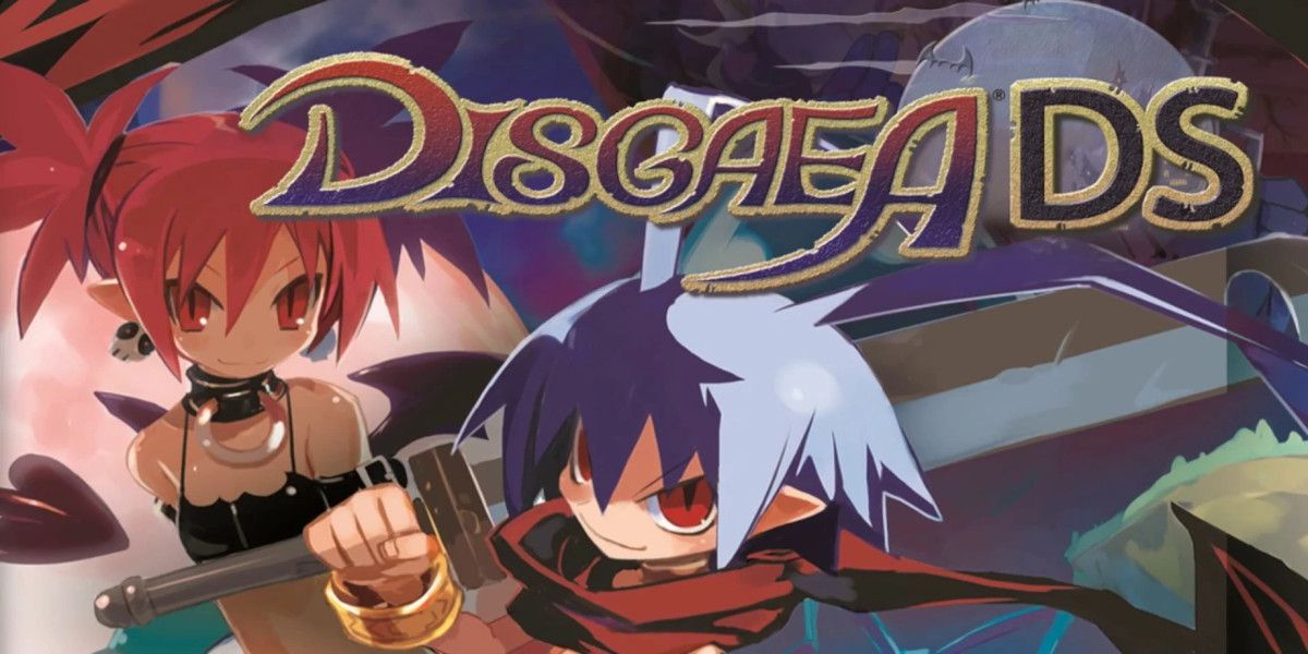 A close-up of the cover for Disgaea DS