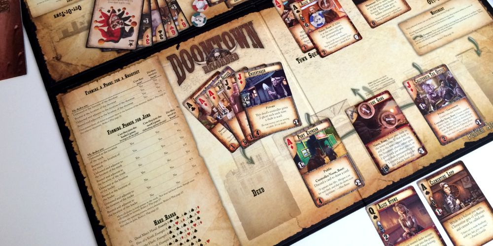 doomtown reloaded board game