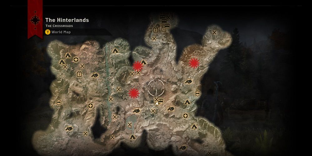 Dragon Age Inquisition The Hinterlands Demon Locations