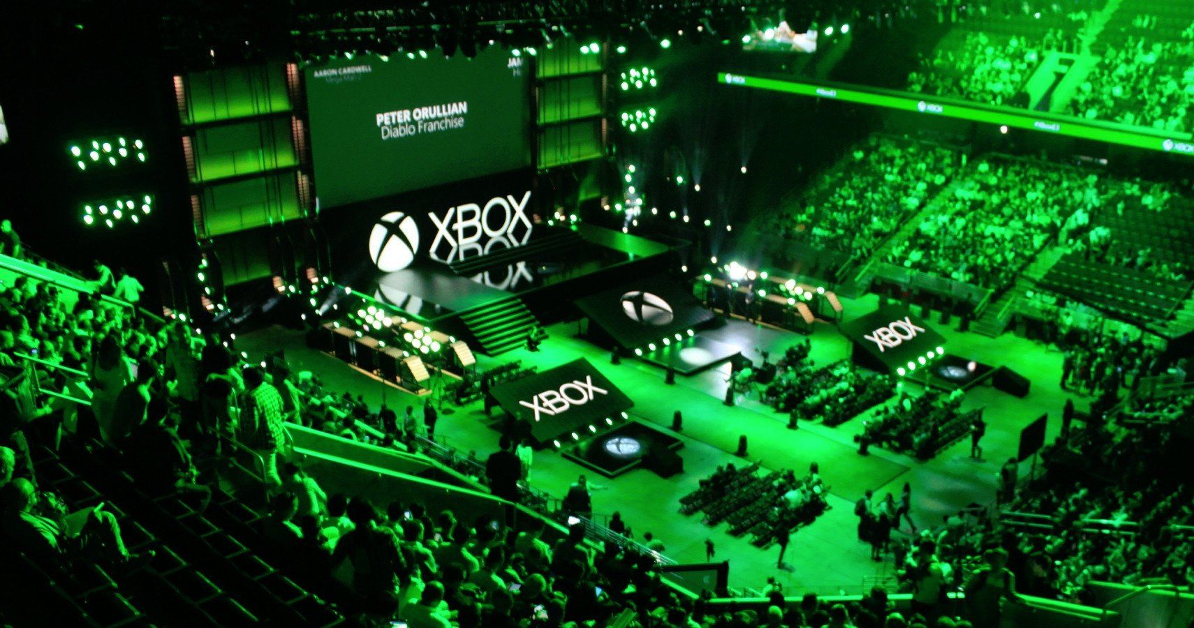 Microsoft's E3 conference hall