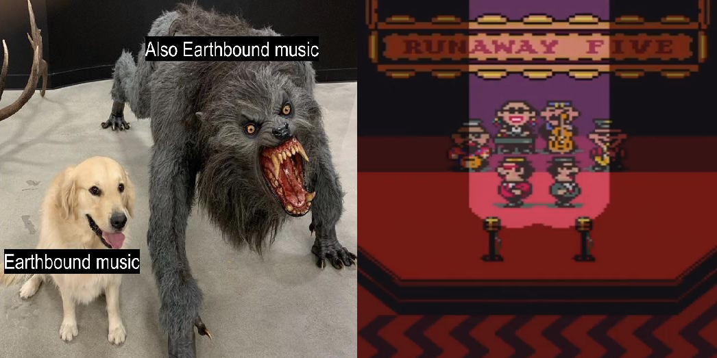 Earthbound Music Meme Video Game Runaway Five