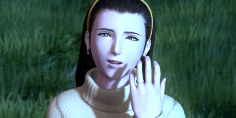 Raine Loire shows off her ring after marrying Laguna in FFVIII Remastered