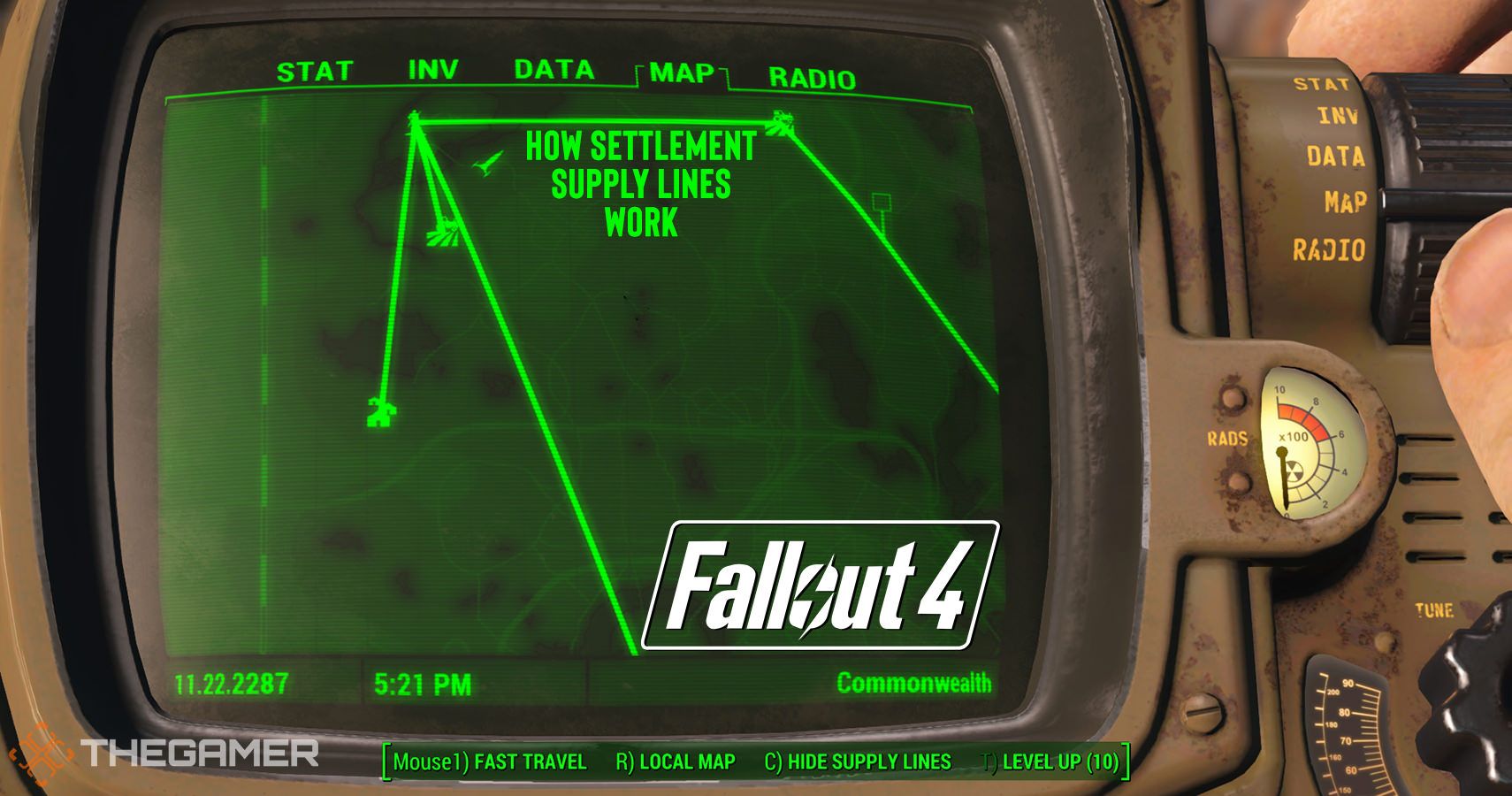 Fallout 4 How Settlement Supply Lines Work