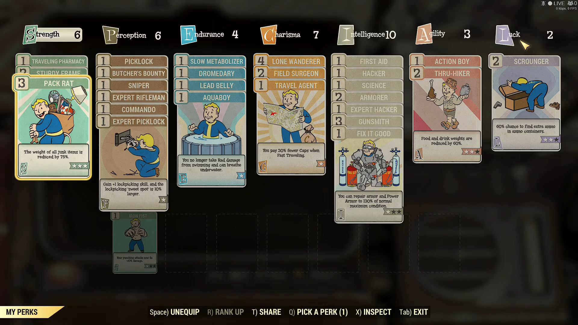 Fallout 76: Complete Guide To Perk Cards - bufftheninestreets.com