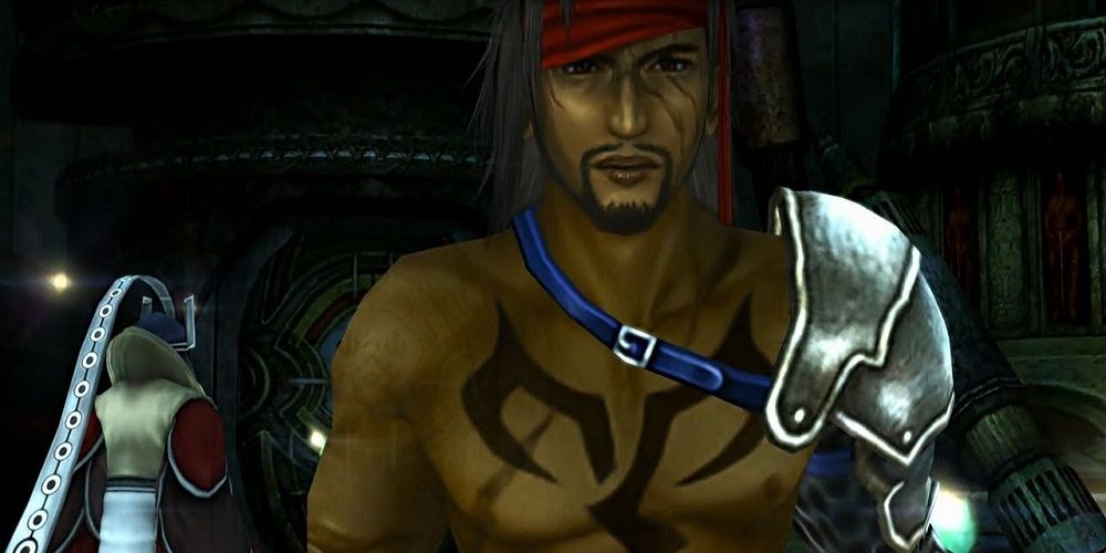 Jecht in Final Fantasy X close up