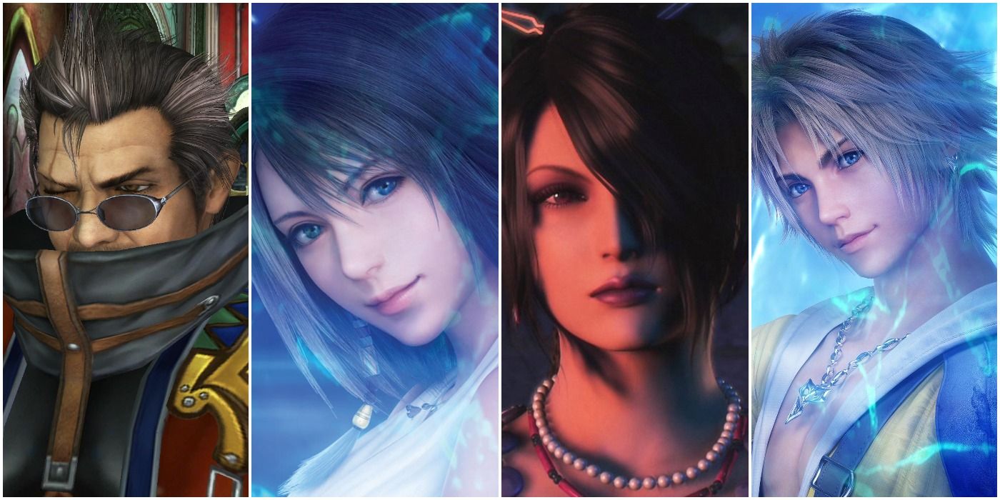 Final Fantasy 10 main character collage