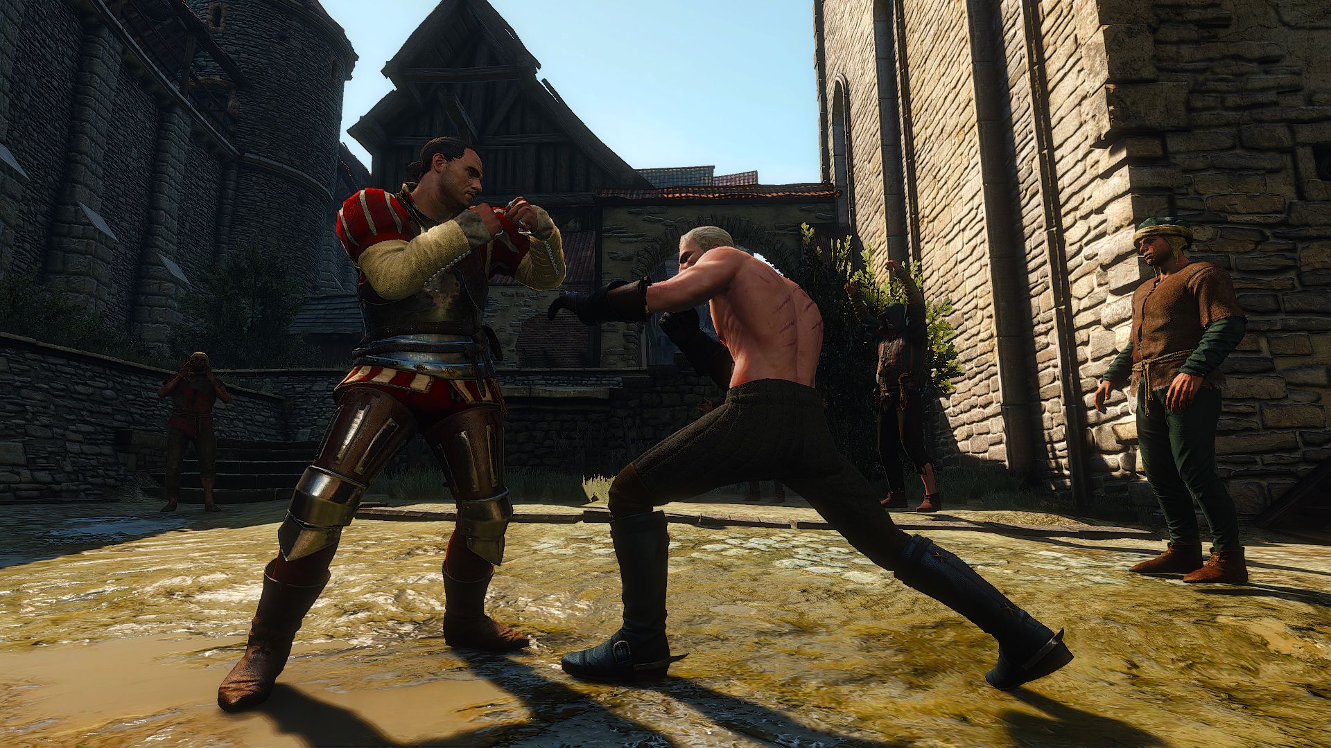 Fists of Fury championship fistfight Novigrad Geralt versus Captain Mortimer Ferreo The Witcher 3