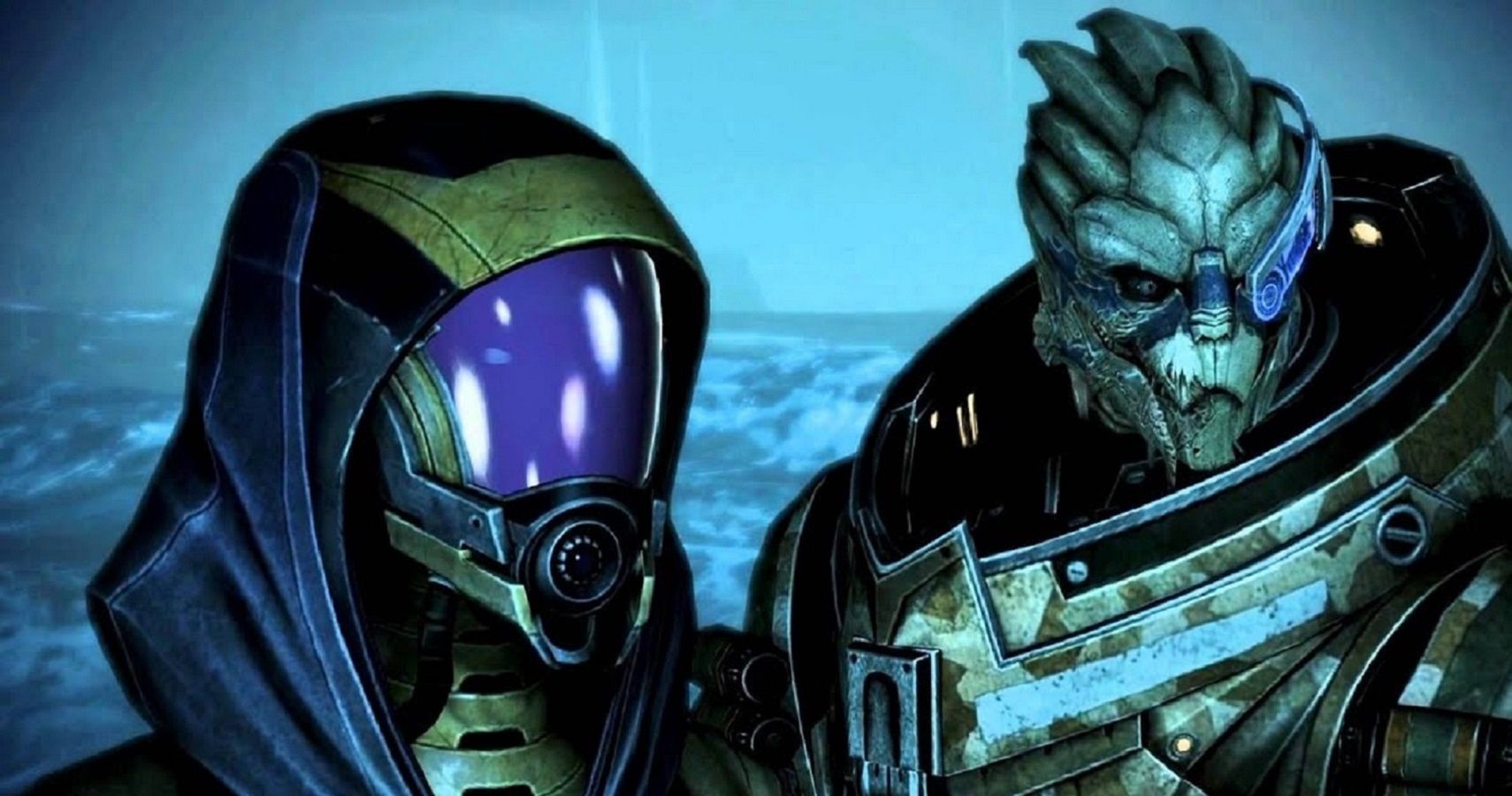 Garrus and Torri together on a planet.
