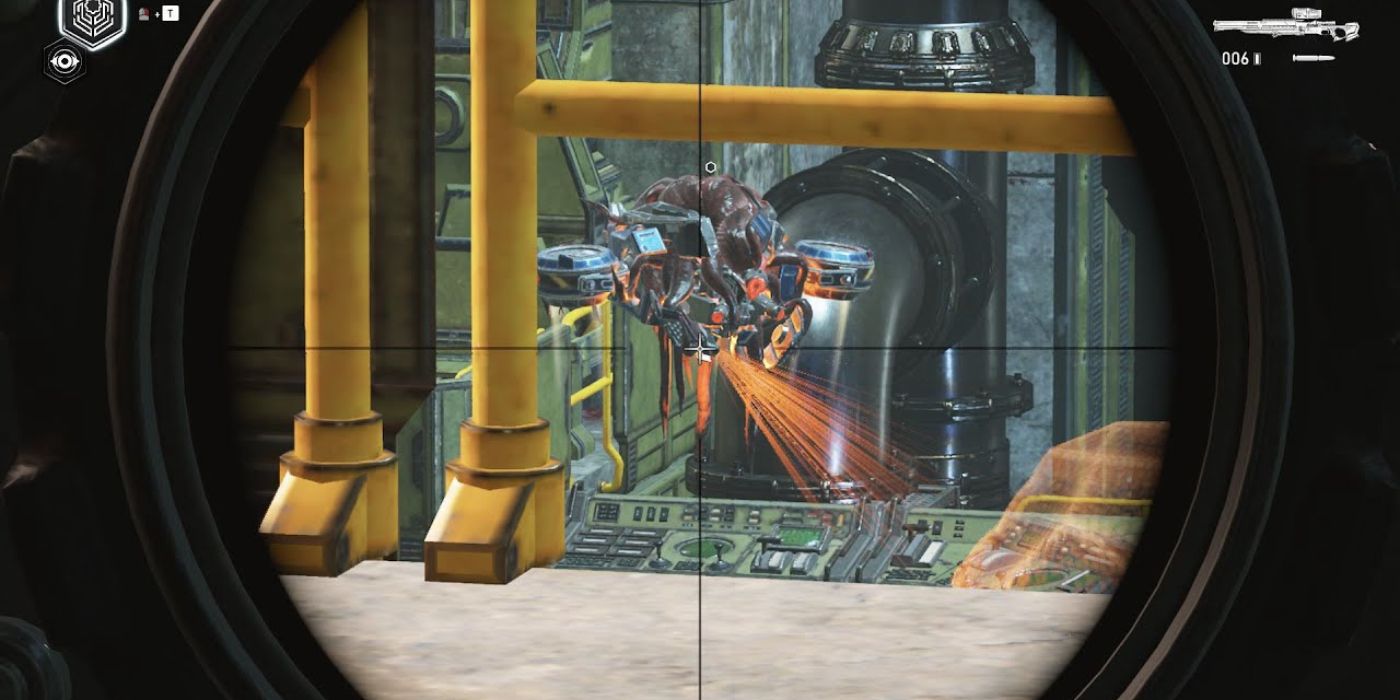 Gears 5 Screenshot Scope Aiming At Bastion