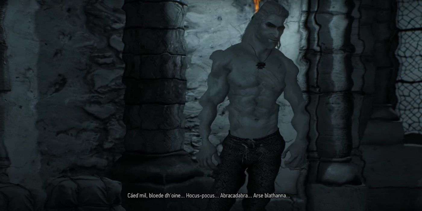 Geralt attempts to use Yennefer&rsquo;s summoning device while drunk