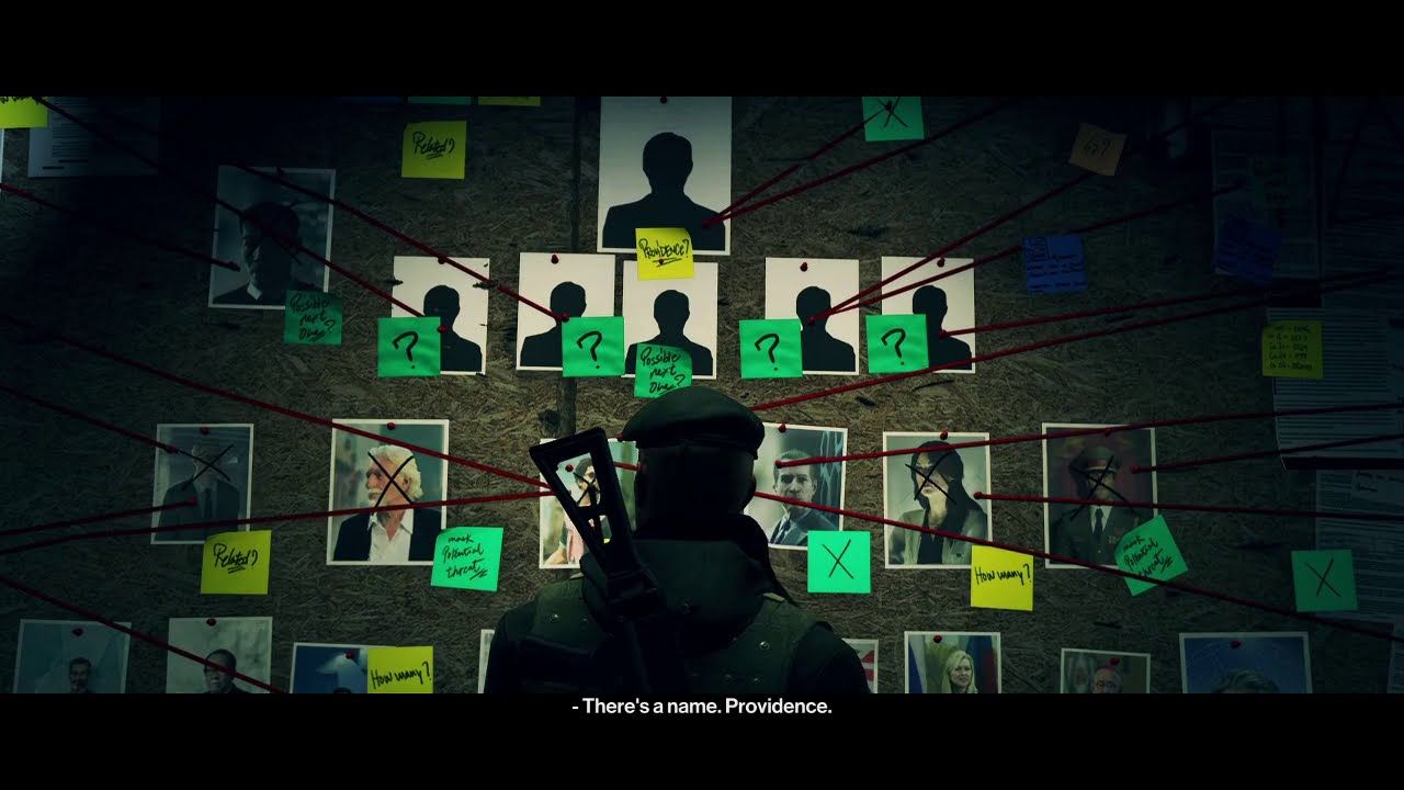 Providence board of targets from the Hitman series