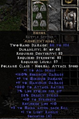 diablo 2 best runeword