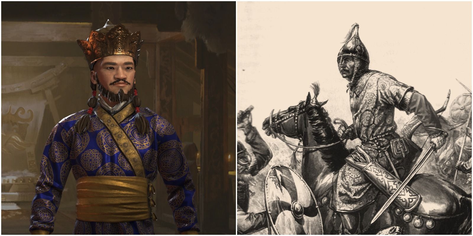 Khazar Culture Khan and Cavalryman