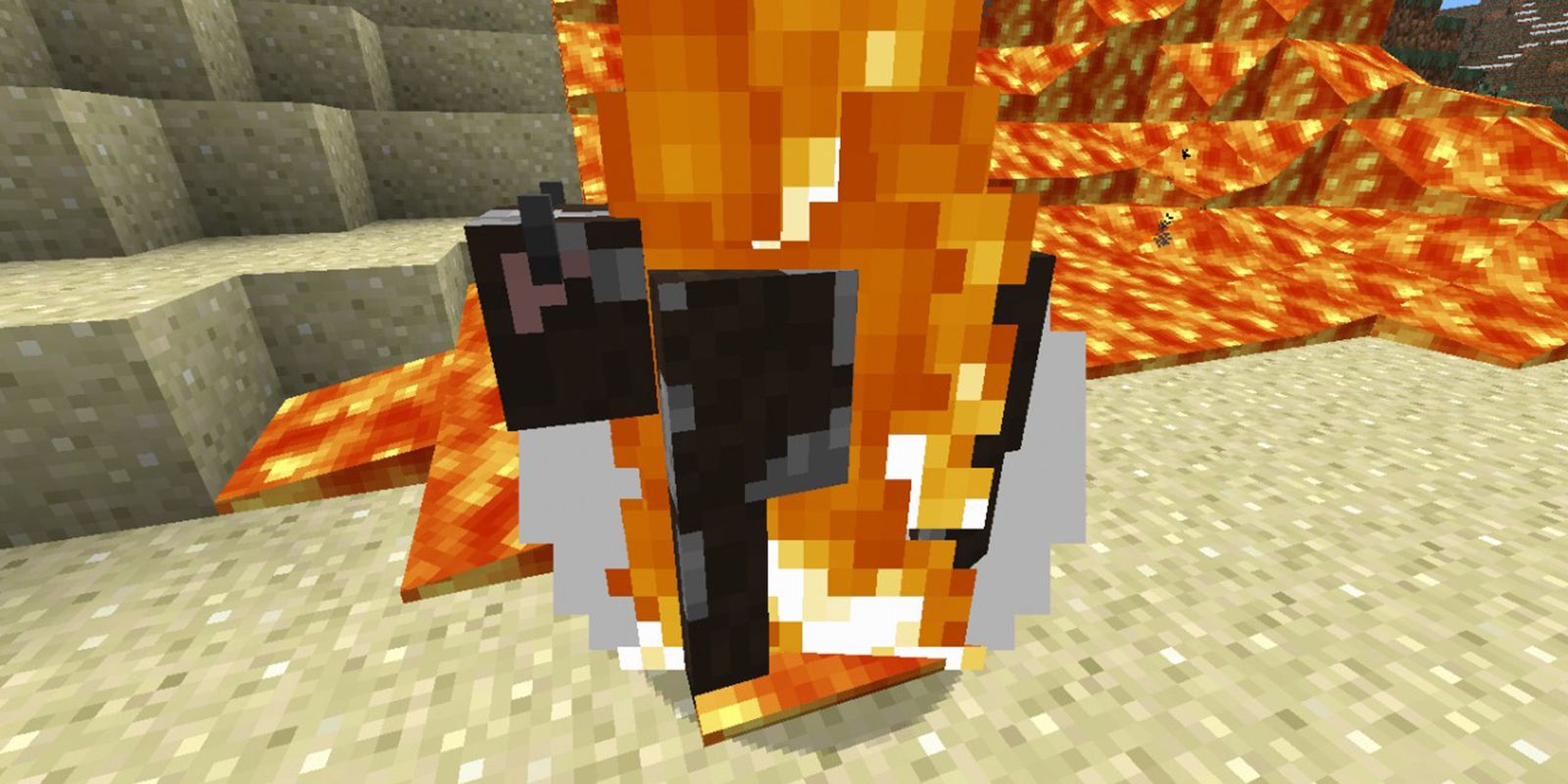 Minecraft Lava Cow