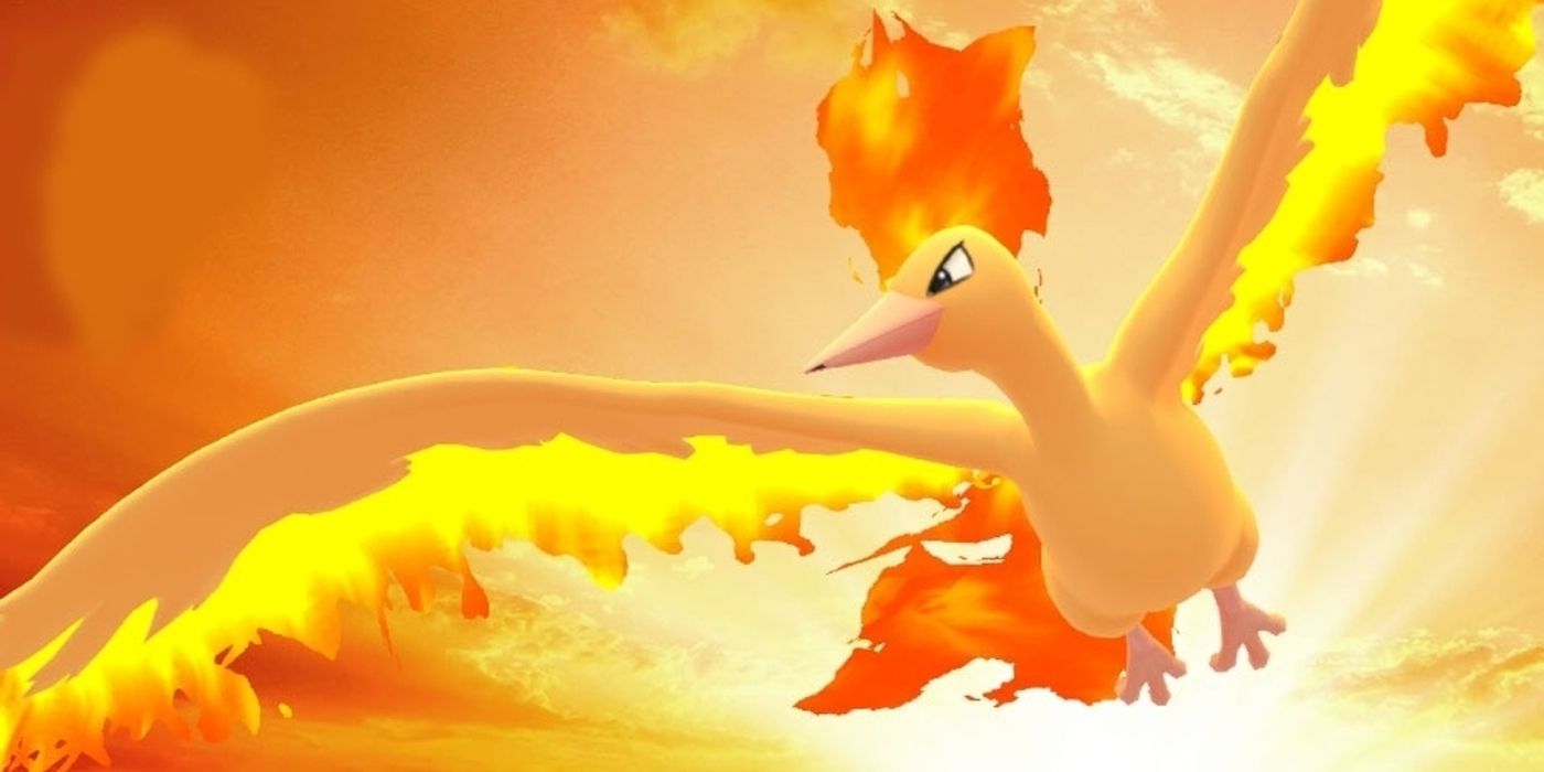 Moltres In Sunset, Pokemon Go