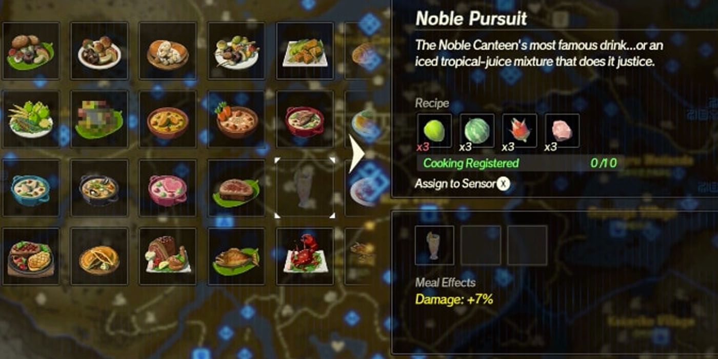 Noble Pursuit Recipe Botw