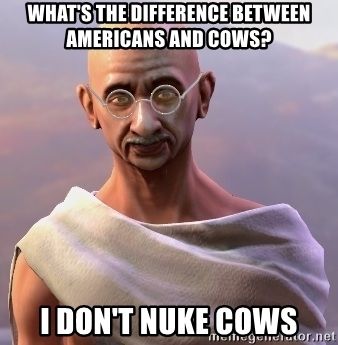 Gandhi Civilization VI meme