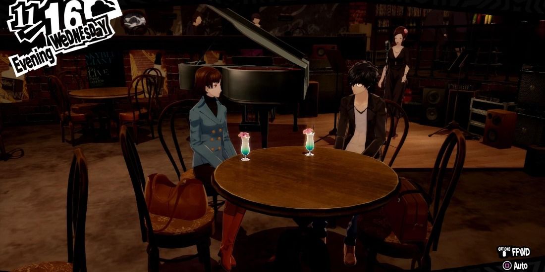 Joker with a teammate in the new Jazz Club of Persona 5 Royal