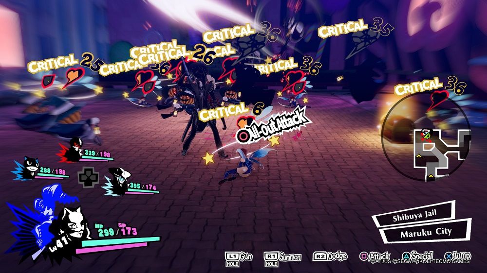 Persona 5 Strikers All Out Attack