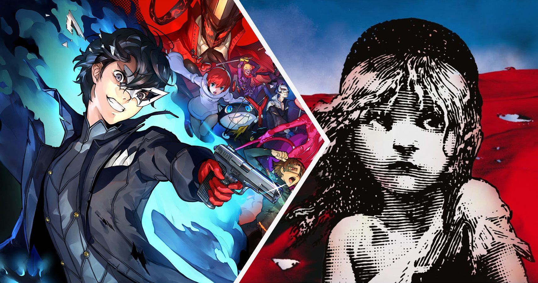 Persona 5 Strikers Les Miserables reference collage