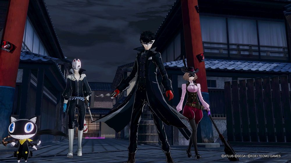 Persona 5 Strikers Panther, Joker and Makoto