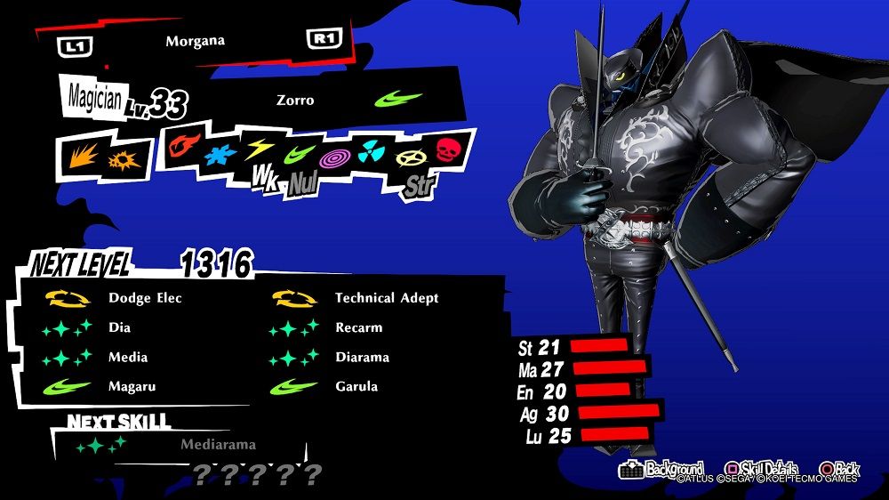 Persona 5 Strikers Mona's Persona Zorro