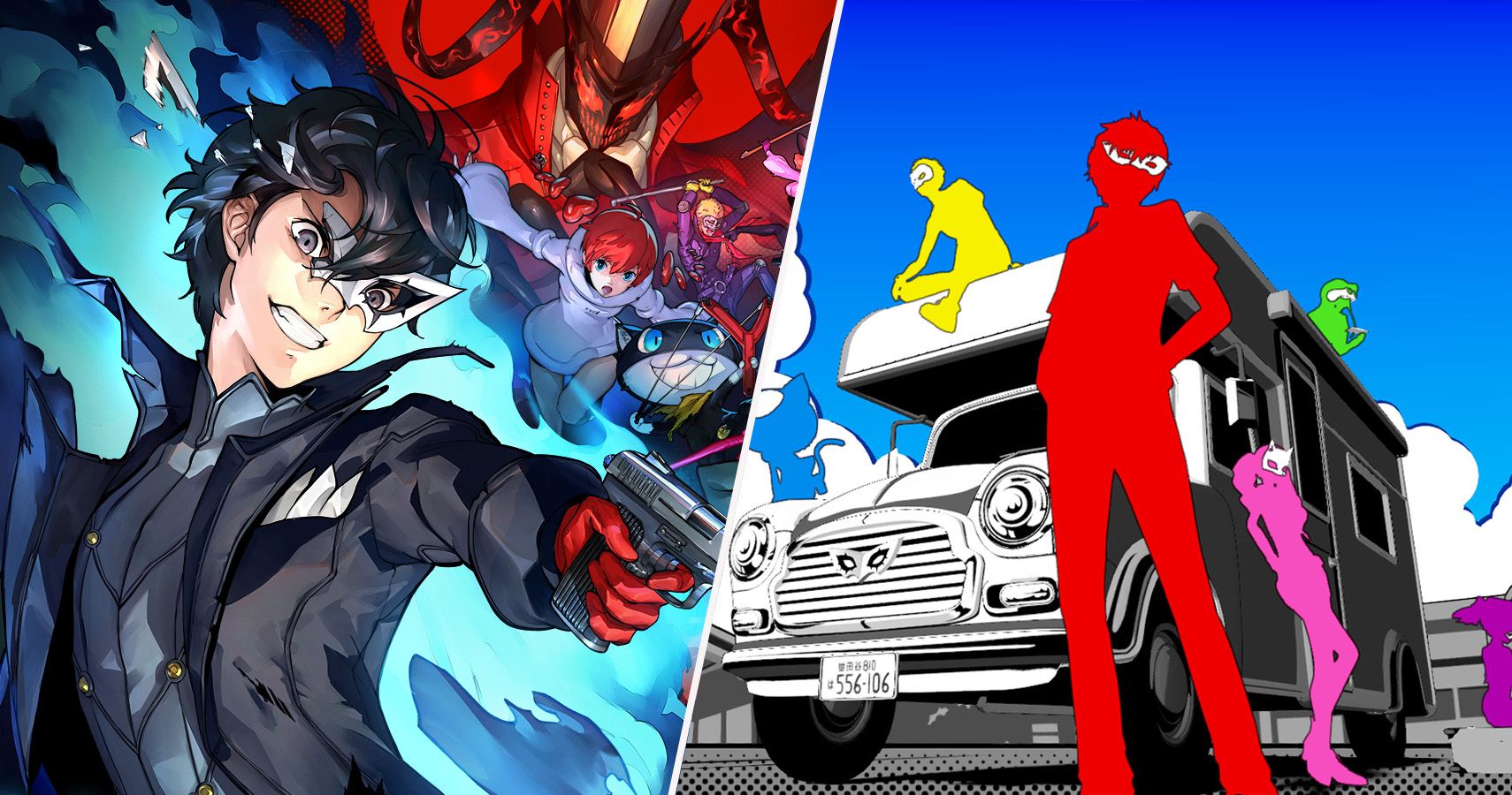 Persona 5 Strikers collage