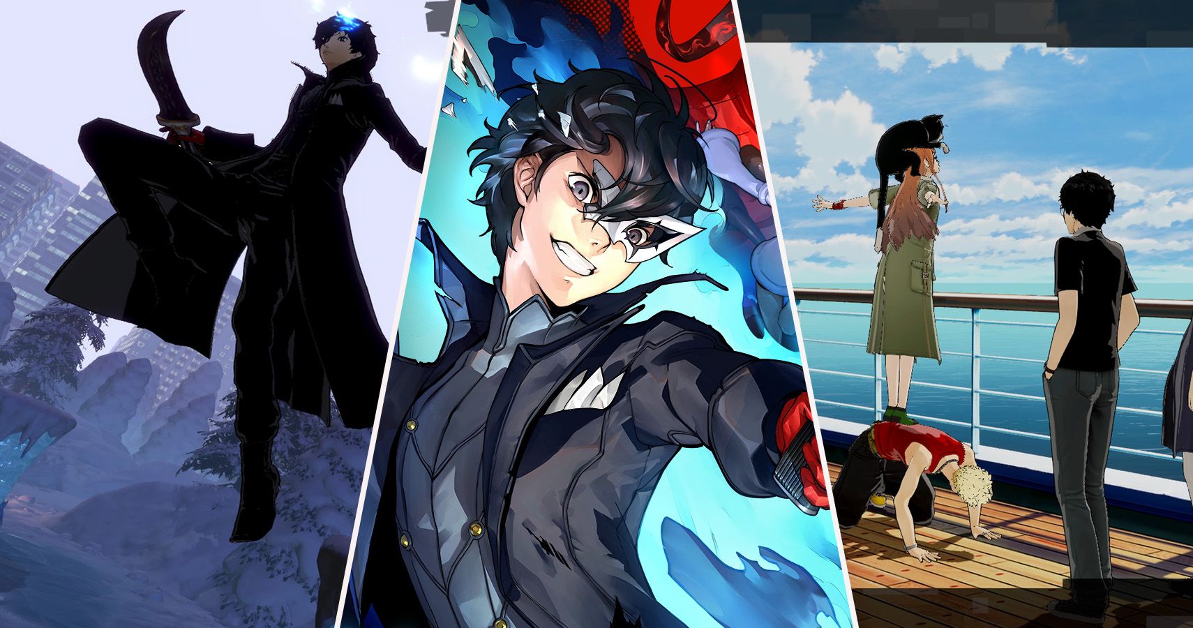 Persona 5 Strikers collage