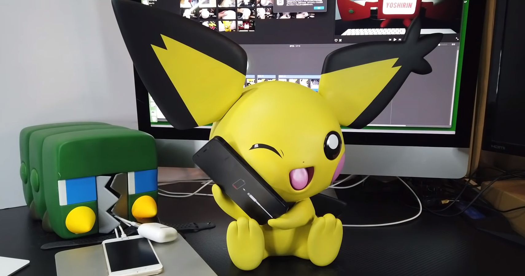 Artist Makes Wireless Charging Cute And Convenient with Pichu MagSafe station ahead of Pokemon anniversary