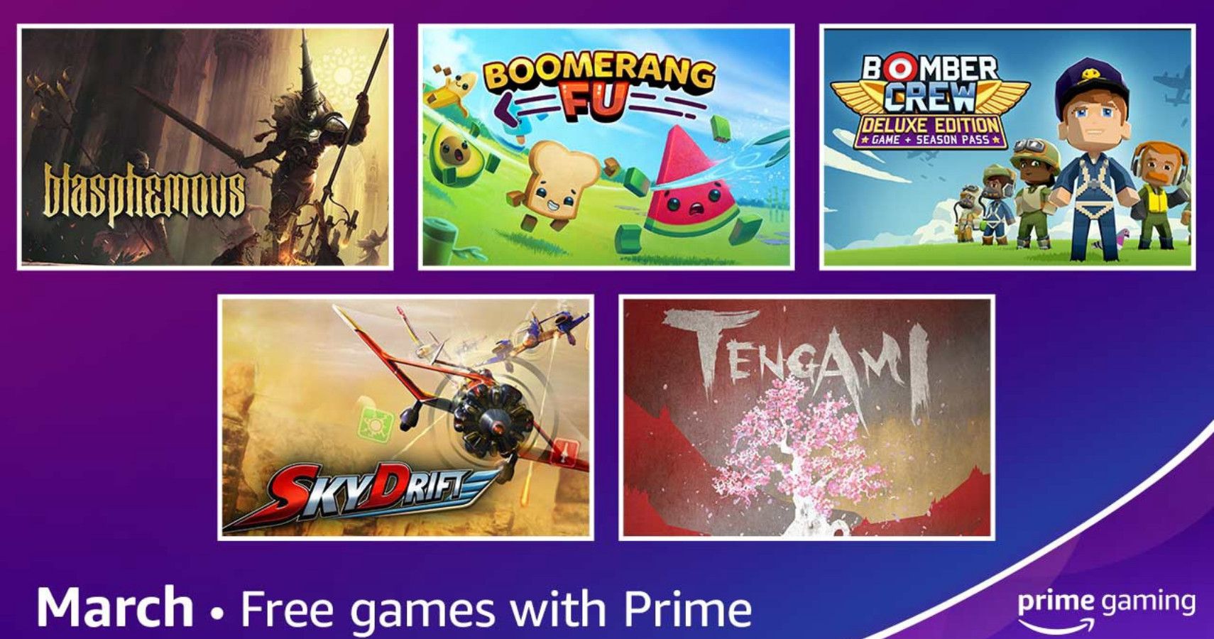 Prime Gaming March 2021
