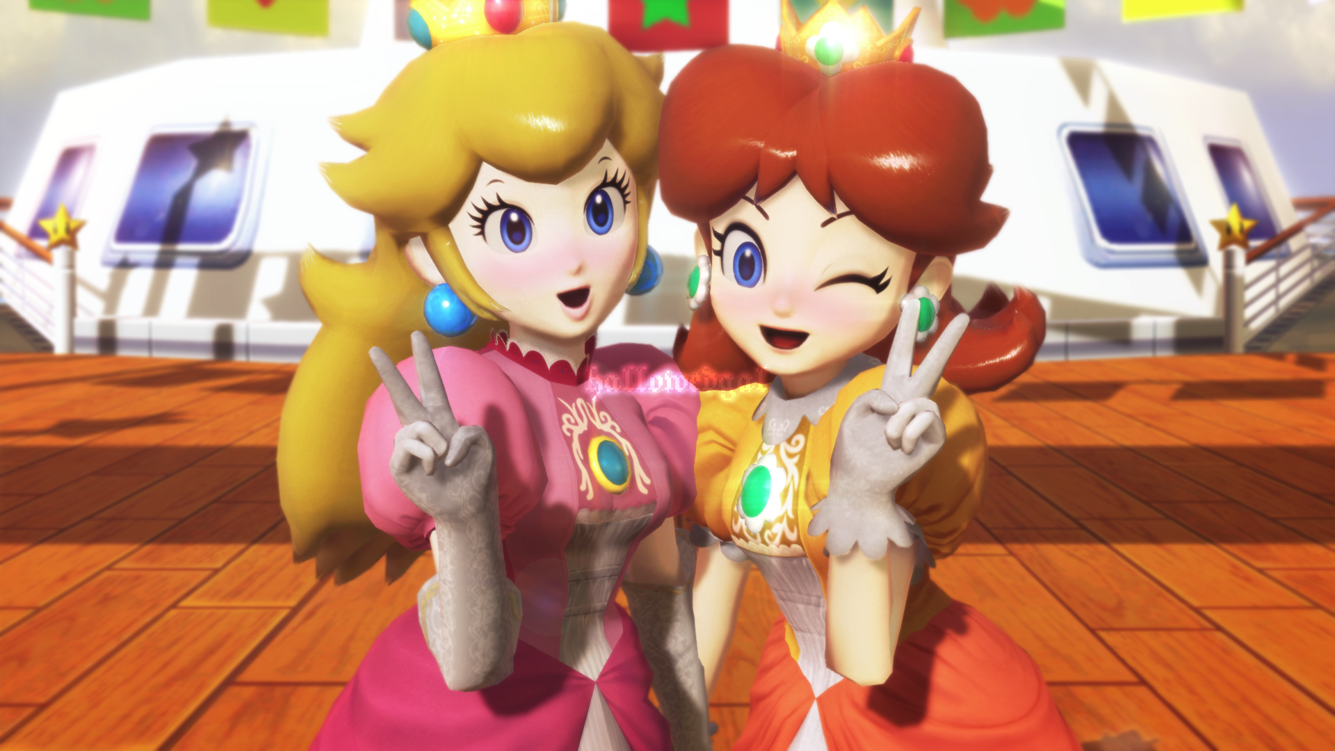 hourly princess daisy 🌼 on X: 🌼 Daisy and Peach - Mario Sports