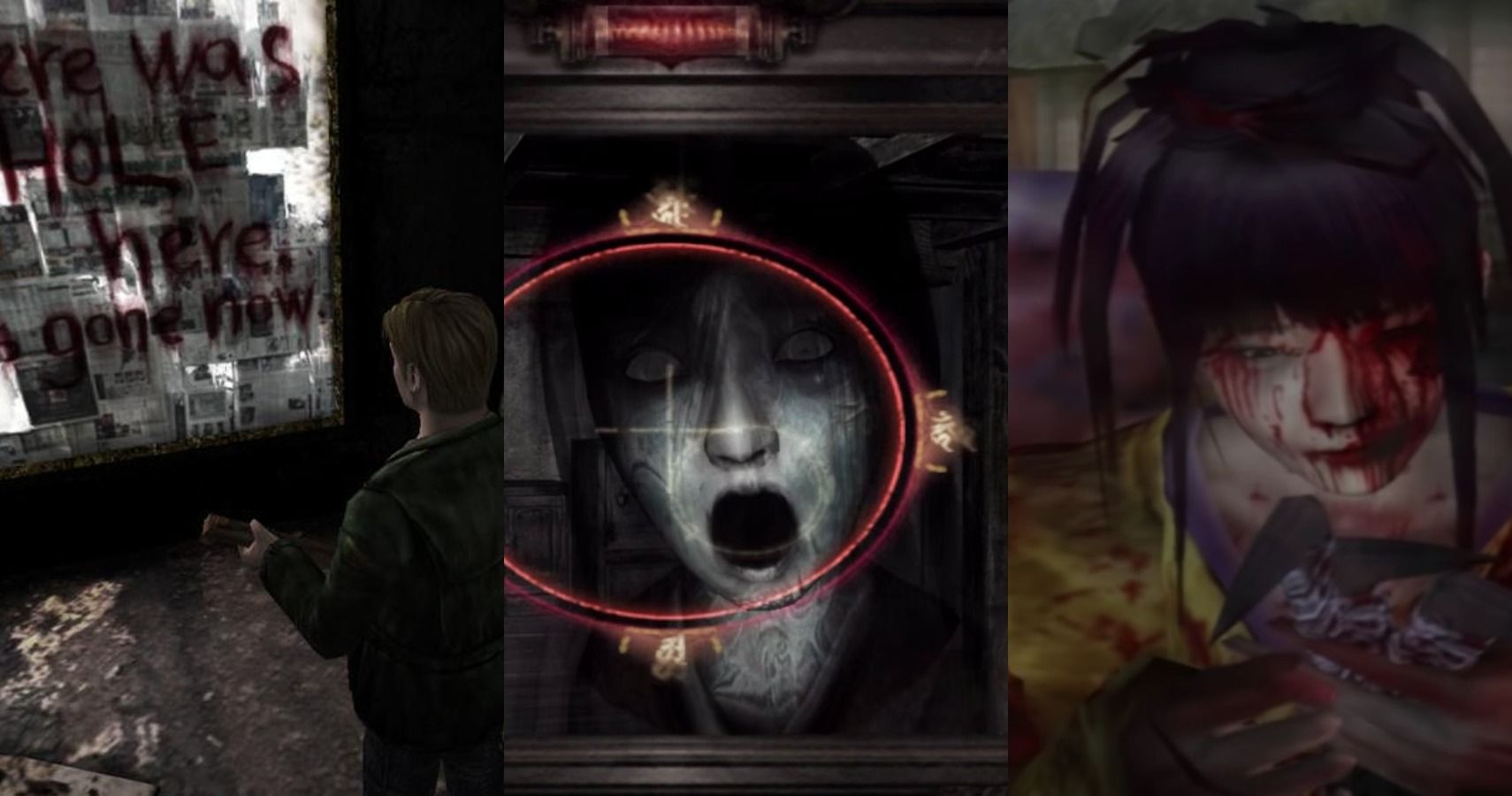 Silent Hill 2 & Shattered Memories w/Resident Evil 4 - PS2 Horror