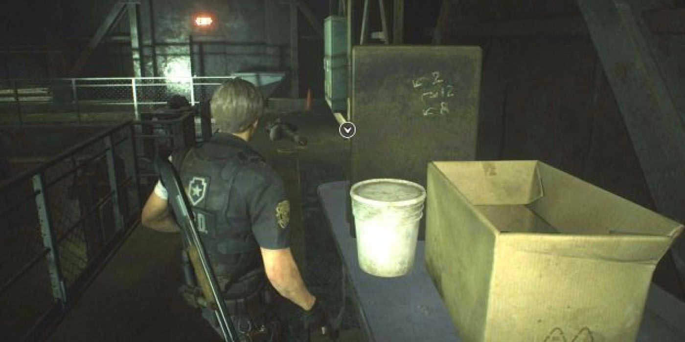 Resident Evil 2 Treatment pool Leon
