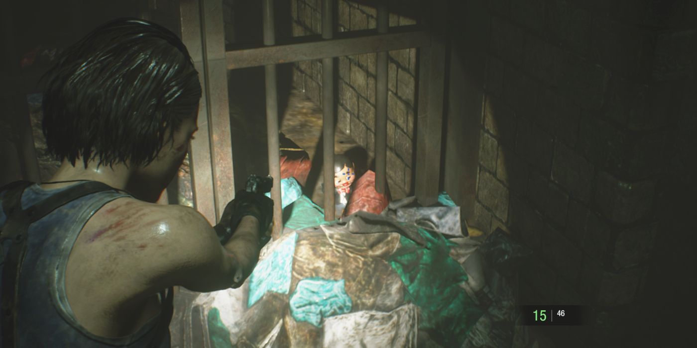 Resident Evil 3 Screenshot Of Charlie Doll in Sewer