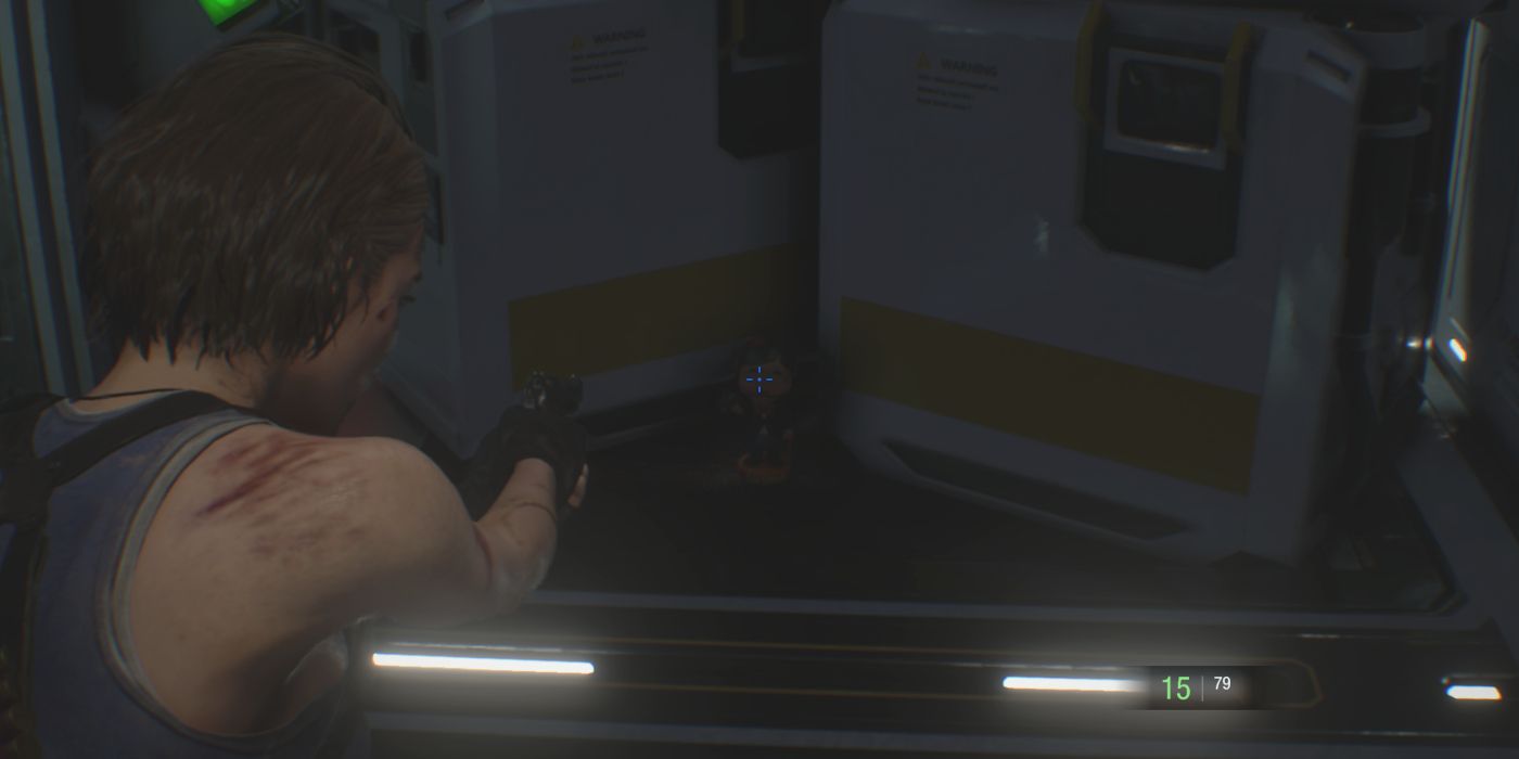 Resident Evil 3 Screenshot Of Charlie Doll Outside Lab 1