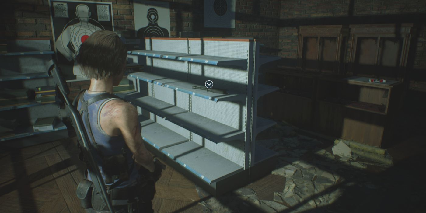 Resident Evil 3 Screenshot Semi Auto Barrel For Shotgun In Kendo's Shop