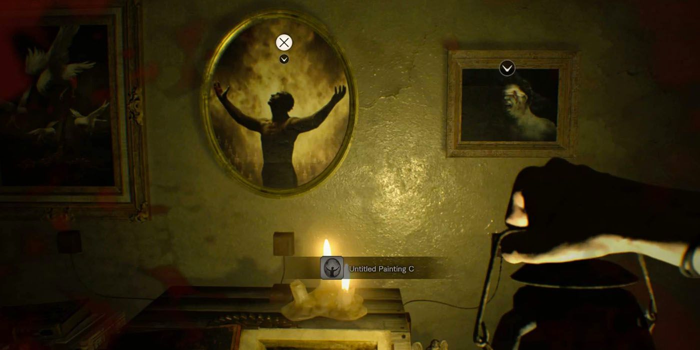 Resident Evil 7 Paintings Bedroom