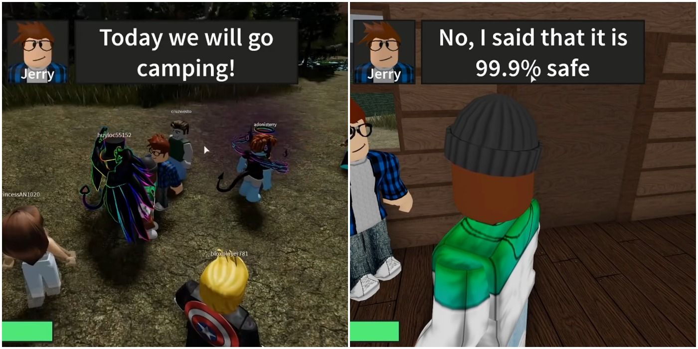 A Normal Camping Story in Roblox