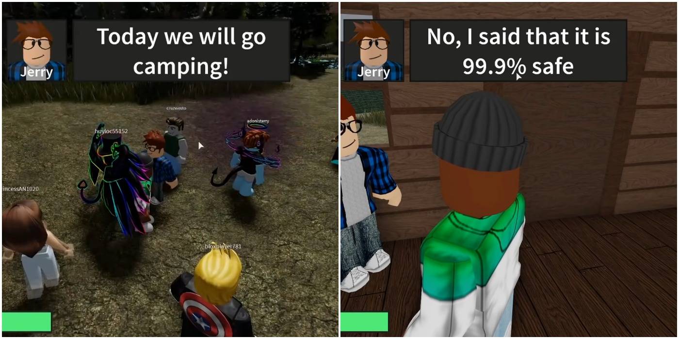 roblox camping horror animation