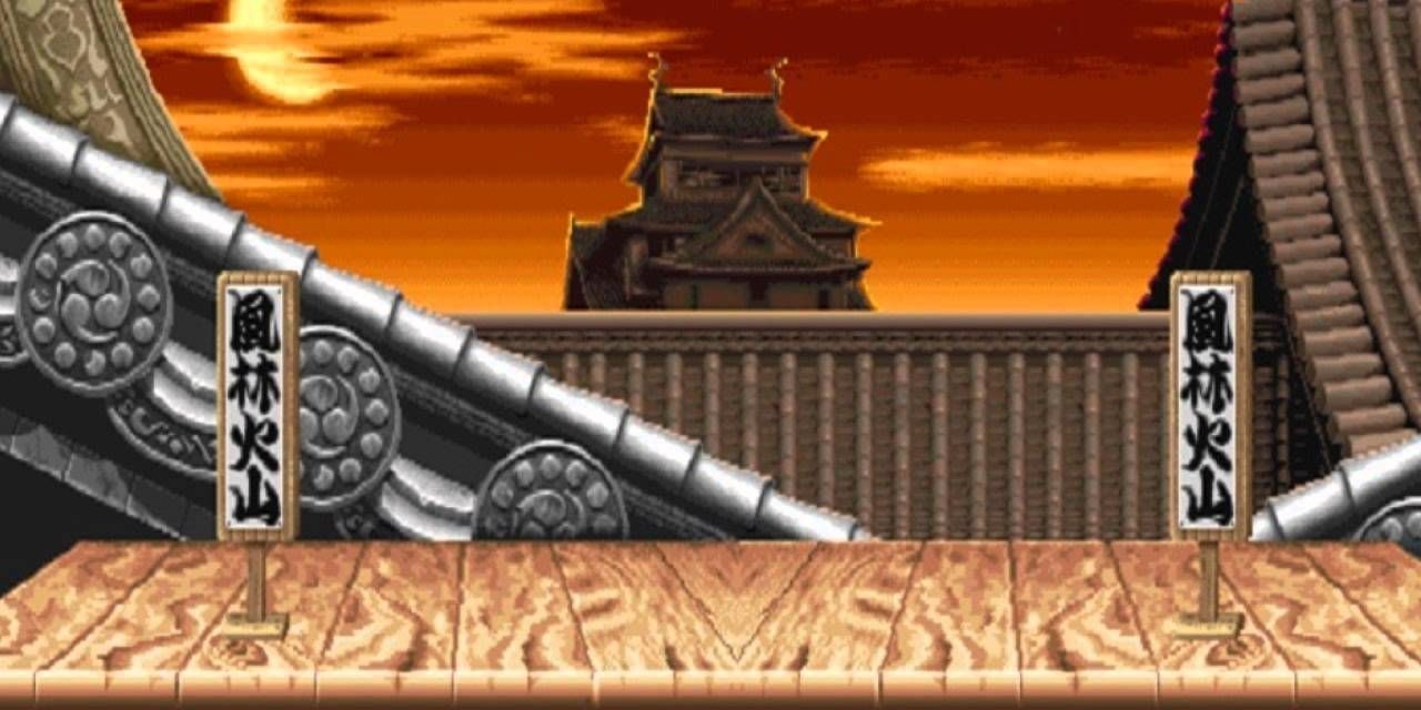 Street Fighter 2's version of the Matsuo Castle