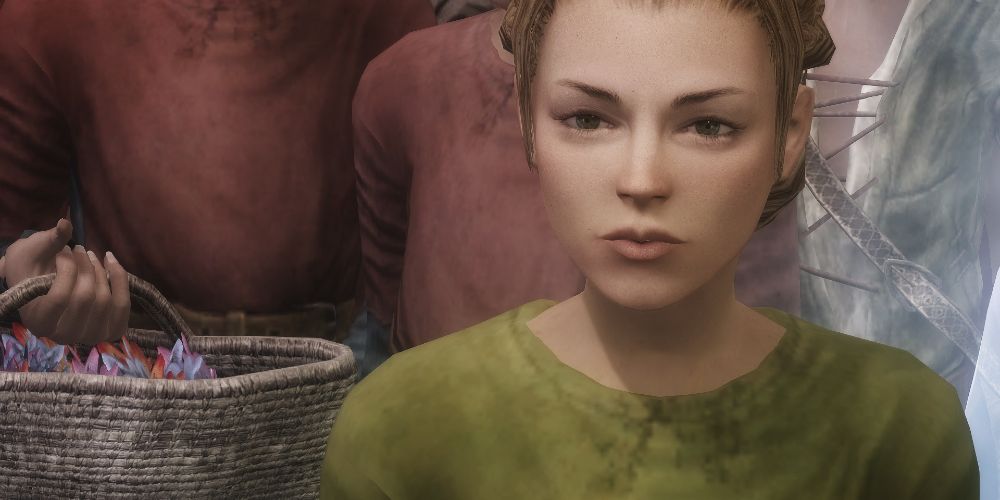 image of an attractive child in Skyrim