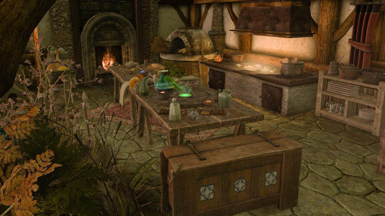 image of house interior in Skyrim