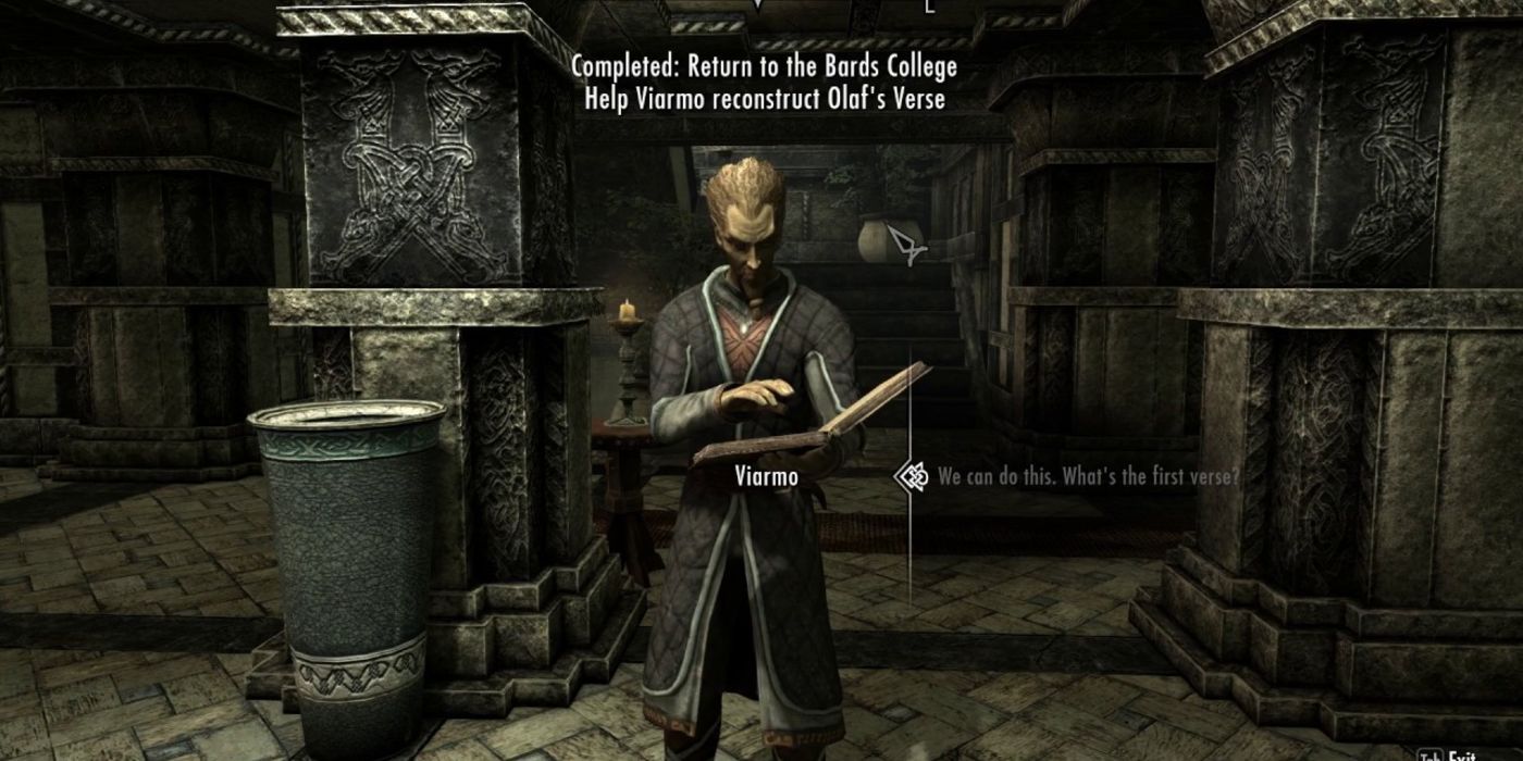 Skyrim viarmo from the college of bards