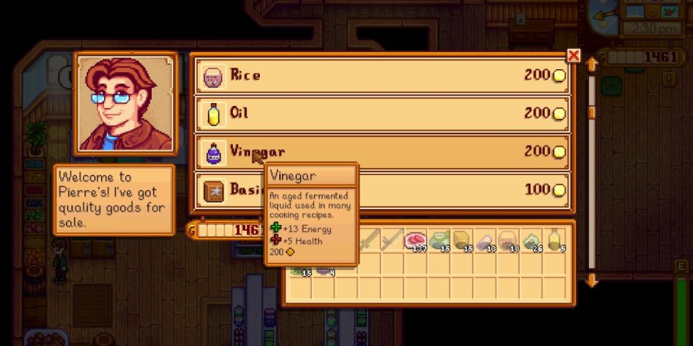 Stardew Valley Pierre's Vinegar