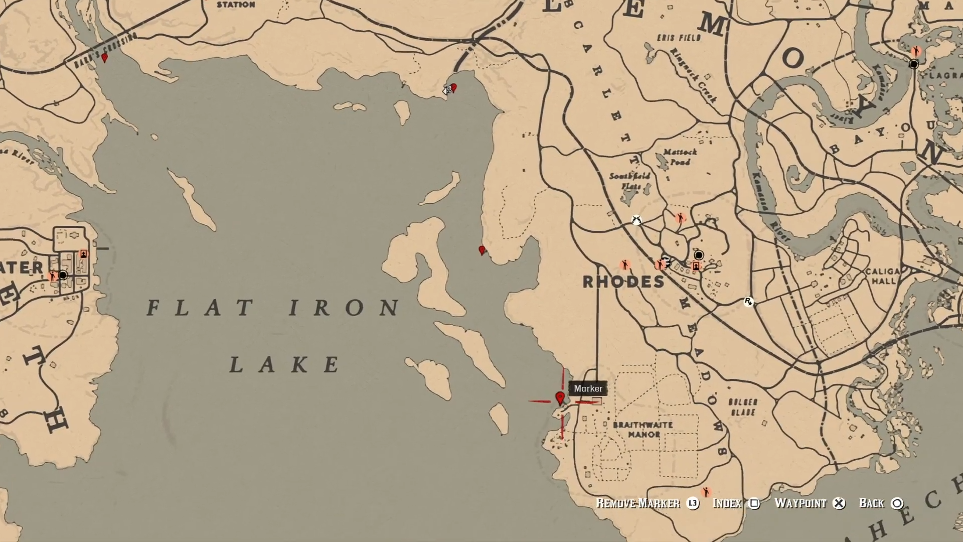 Red Dead map