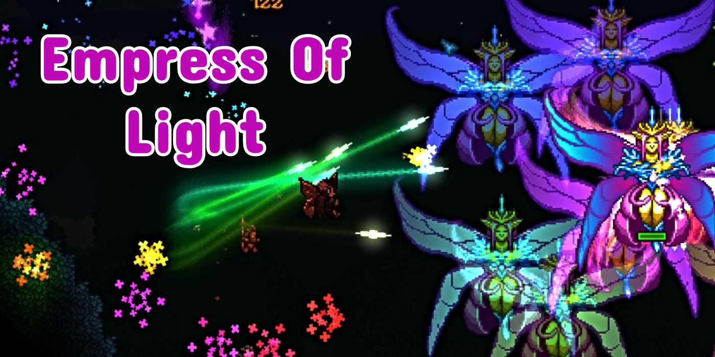 How to Summon and Beat Terraria Empress of Light - Boss Guide2023