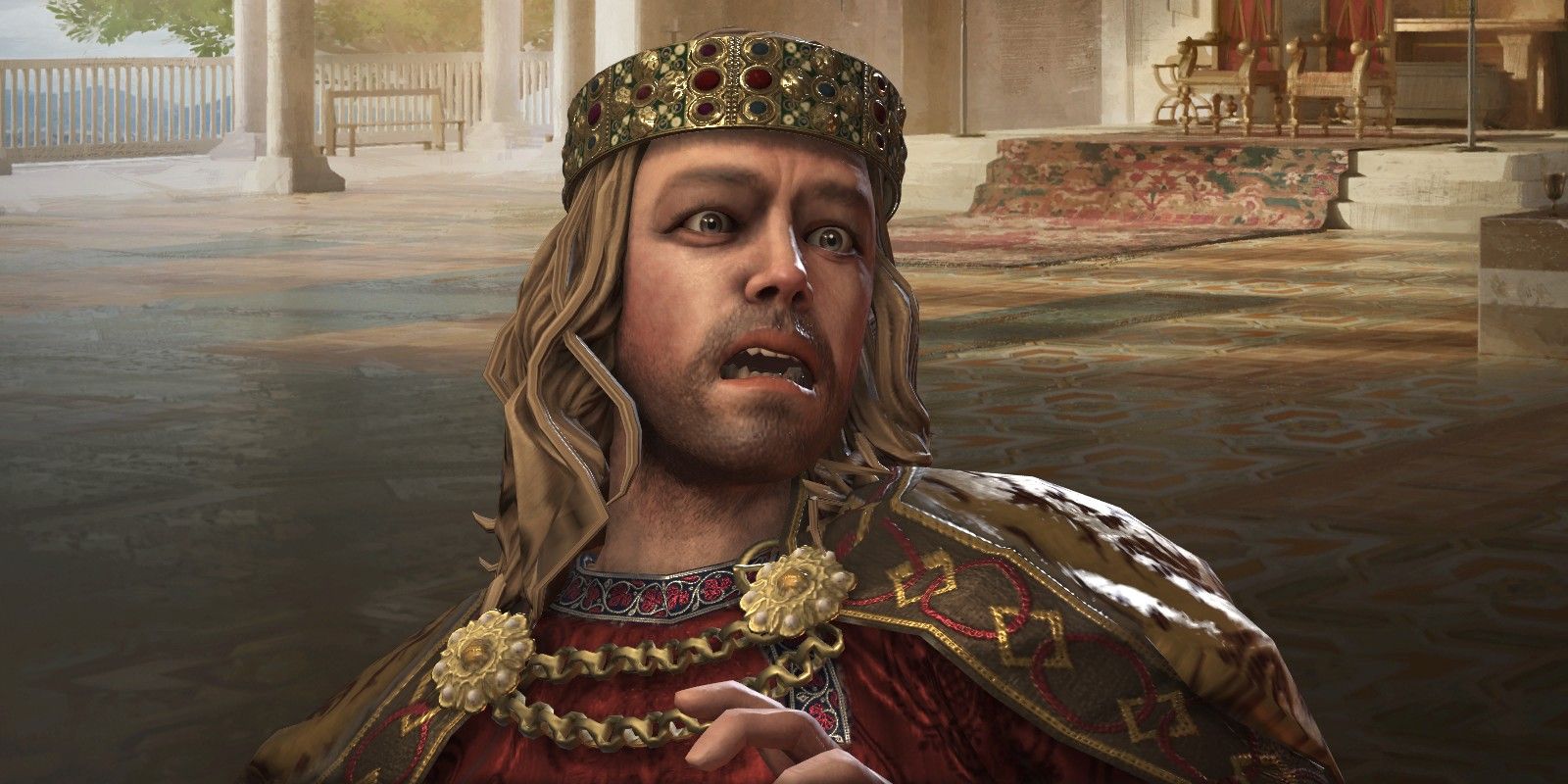 Terrified King in Crusader Kings 3