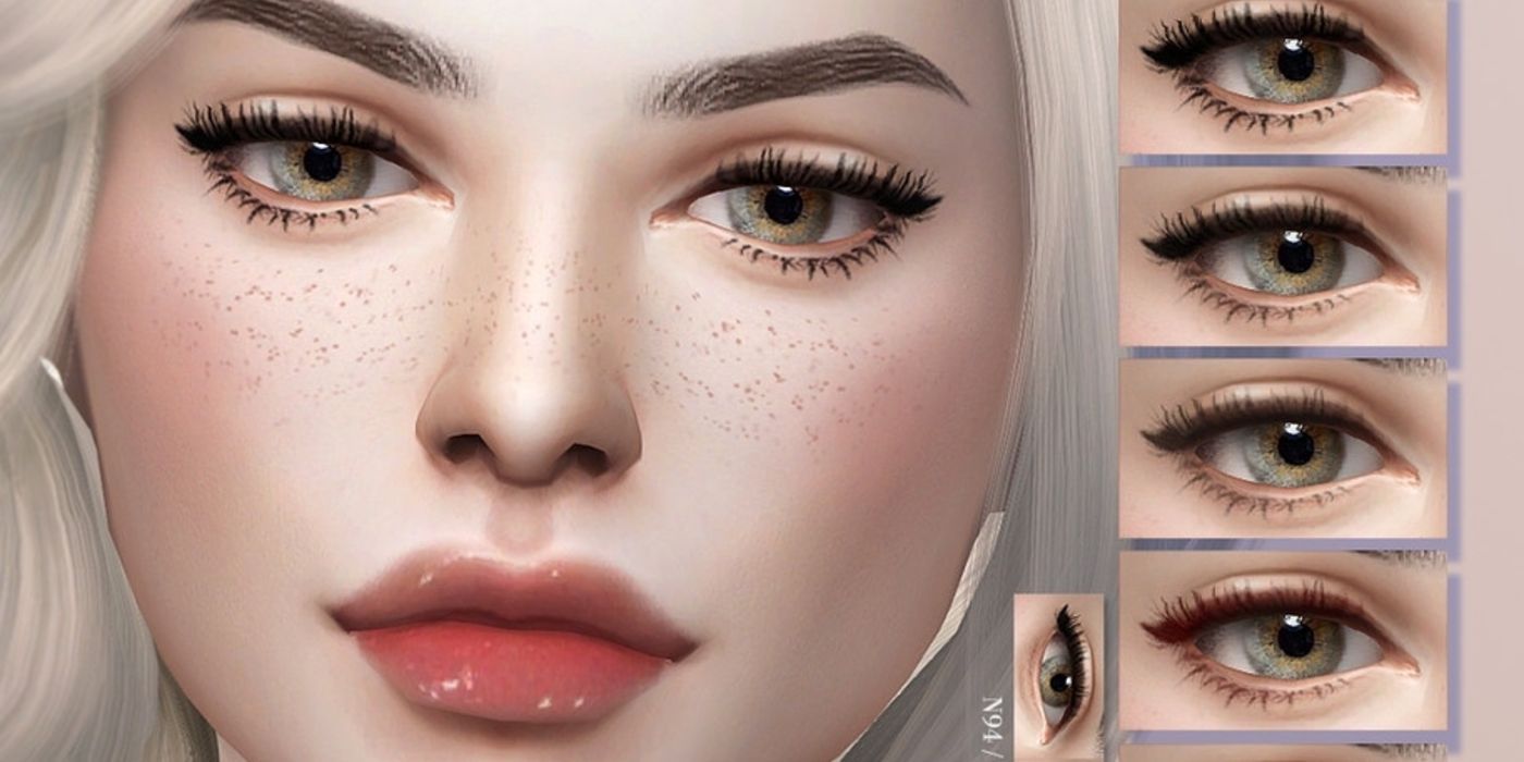 The Sims 4 Pralinesims makeup CC set